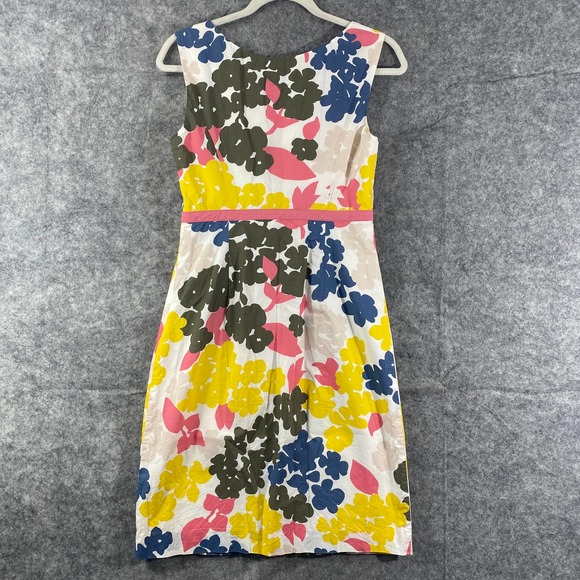 Boden Mini Dress 4 Floral Spring Shift Sleeveless Preppy - Picture 3 of 9